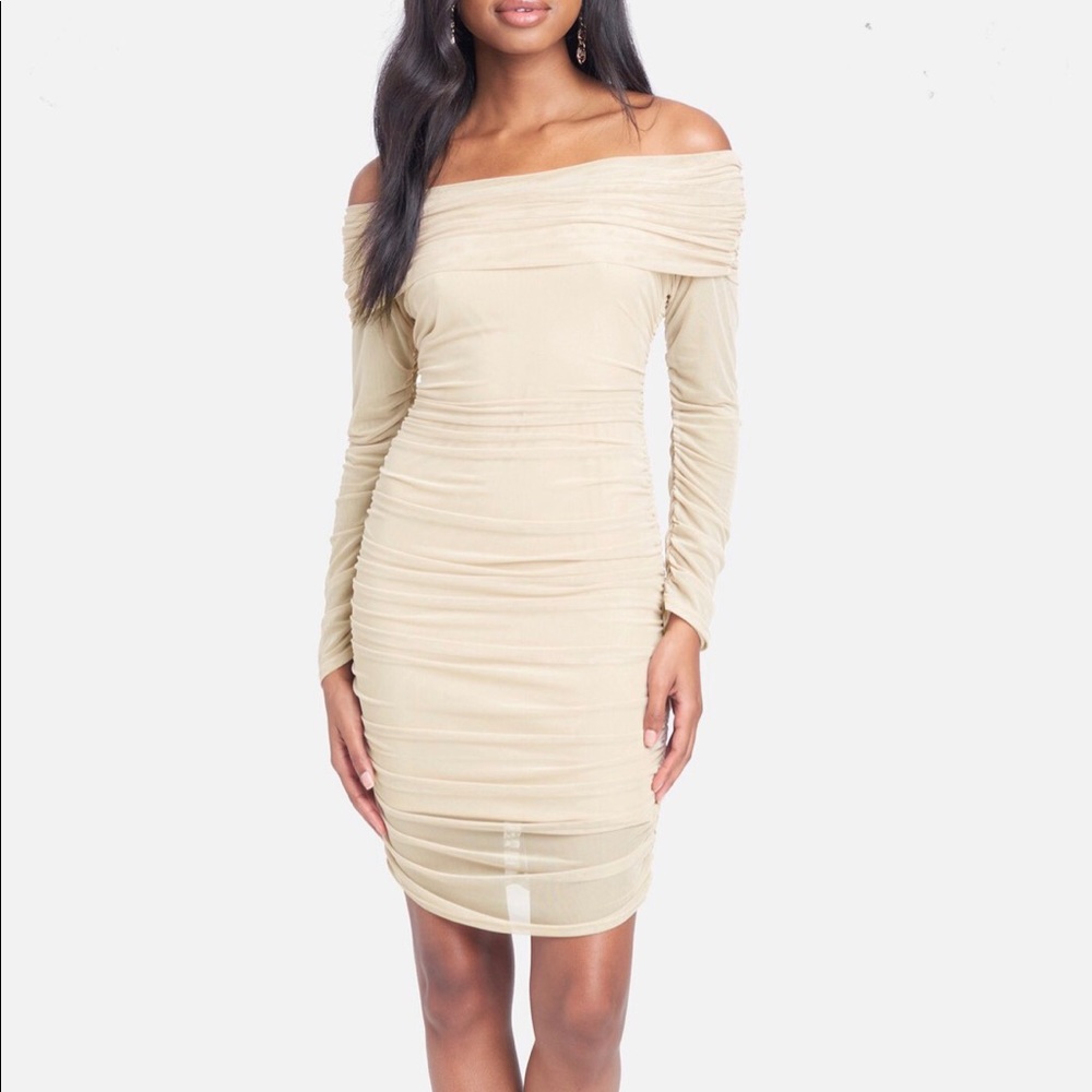 Bebe mesh mini dress